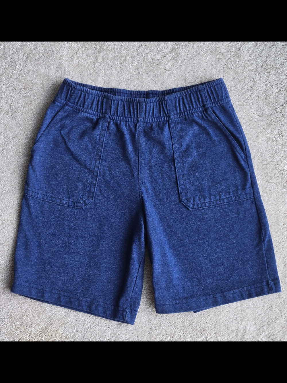 OshKosh B'gosh Toddler Knit Shorts in Navy